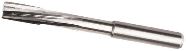 Kennametal - 5mm Carbide-Tipped 4 Flute Chucking Reamer - Helical Flute, 6mm Straight Shank, 12mm Flute Length, 74mm OAL - Exact Tool & Supply