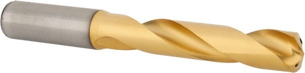 Kennametal - 21/32" 140° Solid Carbide Jobber Drill - Exact Tool & Supply