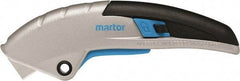 Martor USA - Retractable Utility Knife - Black & Blue Handle - Exact Tool & Supply