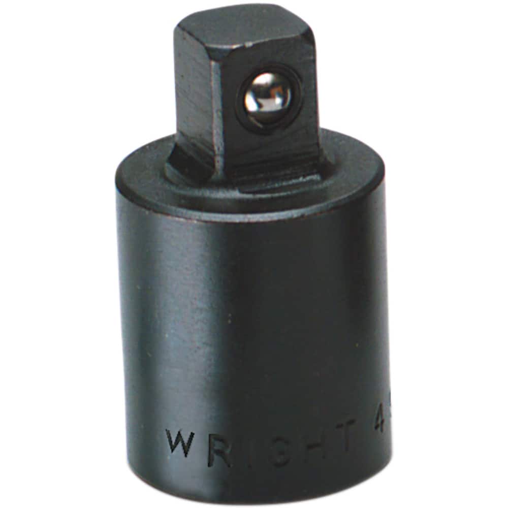 Wright Tool & Forge - Socket Adapters & Universal Joints; Type: Impact Drive Adaptor ; Male Size: 3/8 ; Female Size: 1/2 ; Overall Length (Inch): 1-1/2 - Exact Tool & Supply