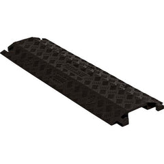Checkers - On Floor Cable Covers Cover Material: Polyurethane Number of Channels: 1 - Exact Tool & Supply