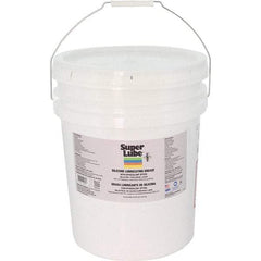 Synco Chemical - 30 Lb Pail Silicone General Purpose Grease - Translucent White/Gray, Food Grade, 500°F Max Temp, NLGIG 2, - Exact Tool & Supply