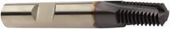 Sandvik Coromant - 1/2-14 NPT, 0.626" Cutting Diam, 4 Flute, Solid Carbide Helical Flute Thread Mill - Internal Thread, 20.46mm LOC, 3.2284" OAL, 16mm Shank Diam - Exact Tool & Supply