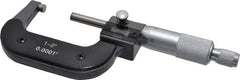 Value Collection - 1 to 2" Range, 0.0001" Graduation, Mechanical Outside Micrometer - Ratchet Stop Thimble, Digital Counter - Exact Tool & Supply