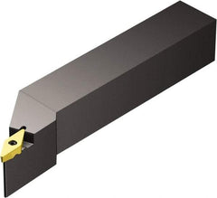 Sandvik Coromant - TR-V13JBR/L-S, Left Hand Cut, -3° Lead Angle, 16mm Shank Height x 16mm Shank Width, Neutral Rake Indexable Turning Toolholder - 125mm OAL, TR-VB1308 Insert Compatibility, Series CoroTurn TR - Exact Tool & Supply