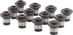 Parlec - #12 to 9/16 Inch Tap, Tapping Adapter Set - 3/4 Inch Ouside Shank Diameter, 1/4, 5/16, 3/8, 7/16, 1/2, 9/16, #0-#6, #10, #12, #8 Inch Tap, 1 Adapter, Quick Change, Through Coolant - Exact Tool & Supply