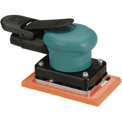 Dynabrade - 10,000 OPM, 13 CFM Air Consumption, Palm Air Orbital Sander - Rectangular Pad, 1/4 NPT Inlet - Exact Tool & Supply