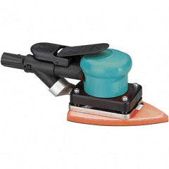 Dynabrade - 10,000 OPM, 13 CFM Air Consumption, Palm Air Orbital Sander - Rectangular Pad, 1/4 NPT Inlet - Exact Tool & Supply