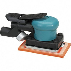 Dynabrade - 10,000 OPM, 13 CFM Air Consumption, Palm Air Orbital Sander - Rectangular Pad, 1/4 NPT Inlet - Exact Tool & Supply