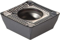 Ingersoll Cutting Tools - SHLT110408 HR Grade IN2005 Carbide Milling Insert - TiAlN Finish, 0.181" Thick, 0.434" Inscribed Circle, 0.031" Corner Radius - Exact Tool & Supply