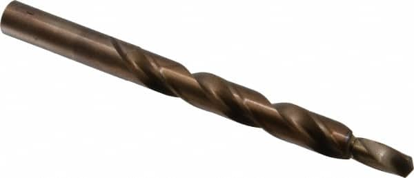 Made in USA - 1/2" Body, 11/32" Step Diam, Straight Shank, Cobalt Subland Step Drill Bit - Exact Tool & Supply