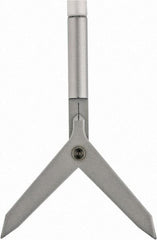 SPI - 0.2" Head Diam, 3/8" Shank Diam, Double End, Mechanical Round Bar Center Finder - Cylindrical Contact - Exact Tool & Supply