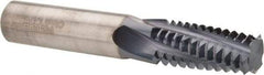 Accupro - 1-8 UNC, 0.62" Cutting Diam, 4 Flute, Solid Carbide Helical Flute Thread Mill - Internal Thread, 1-3/8" LOC, 4" OAL, 5/8" Shank Diam - Exact Tool & Supply