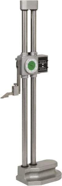 Value Collection - 18" Dial Height Gage - 0.001" Graduation, Accurate to 0.002", Dial and Counter Display - Exact Tool & Supply