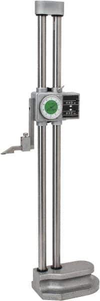 Value Collection - 20" Dial Height Gage - 0.001" Graduation, Accurate to 0.002", Dial and Counter Display - Exact Tool & Supply