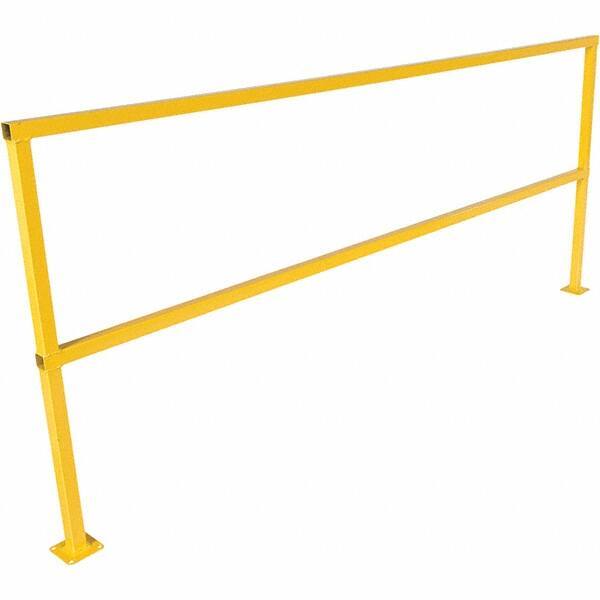 Vestil - 96" Long x 42" High, Steel Square Handrails - Exact Tool & Supply