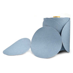 Superior Abrasives - Adhesive-Backed/PSA Discs; Disc Diameter (Inch): 6 ; Abrasive Material: Aluminum Oxide ; Grit: 80 ; Tooling Compatibility: Orbital Sanders ; Backing Material: Paper ; Disc Color: Light Blue - Exact Tool & Supply