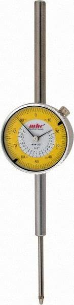 Value Collection - 2" Range, 0-100 Dial Reading, 0.001" Graduation Dial Drop Indicator - 2-9/32" Dial, Revolution Counter - Exact Tool & Supply