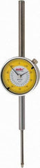 Value Collection - 2" Range, 0-100 Dial Reading, 0.001" Graduation Dial Drop Indicator - 2-9/32" Dial, Revolution Counter - Exact Tool & Supply