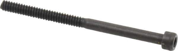 Holo-Krome - #6-32 UNC Hex Socket Drive, Socket Cap Screw - Alloy Steel, Black Oxide Finish, Partially Threaded, 2" Length Under Head - Exact Tool & Supply
