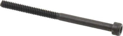 Holo-Krome - #6-32 UNC Hex Socket Drive, Socket Cap Screw - Alloy Steel, Black Oxide Finish, Partially Threaded, 2" Length Under Head - Exact Tool & Supply