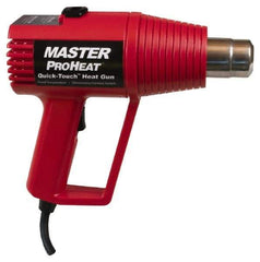 Master Appliance - 1,000°F Heat Setting, 16 CFM Air Flow, Heat Gun - 120 Volts, 11 Amps, 1,300 Watts, 6' Cord Length - Exact Tool & Supply