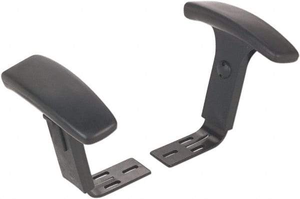 ALERA - Black Adjustable Arms - For Alera Interval, Essentia Series Chairs & Stools - Exact Tool & Supply