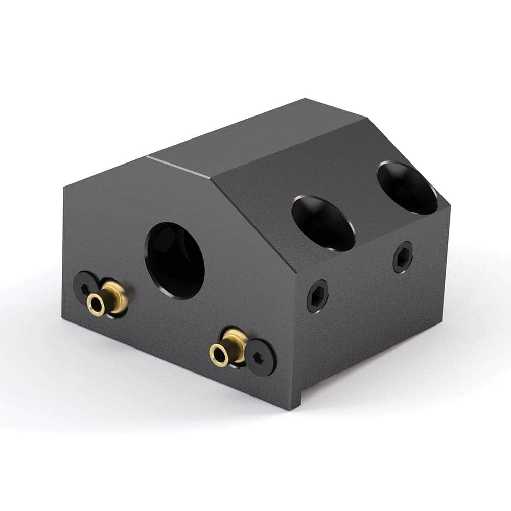 Global CNC Industries - Turret & VDI Tool Holders; Type: Haas ID Block ; Clamping System: 80mm X 45mm ; Tool Axis: ID ; Through Coolant: No ; Additional Information: 4 Mounting Holes - Exact Tool & Supply