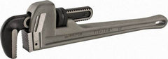 Proto - 18" Aluminum Straight Pipe Wrench - 3-1/2" Pipe Capacity - Exact Tool & Supply