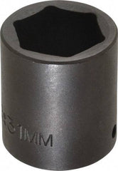 Proto - 1/2" Drive 31mm Standard Impact Socket - 6 Points, 2" OAL - Exact Tool & Supply