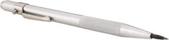 Made in USA - 6-1/4" OAL Retractable Pocket Scriber - Carbide Point - Exact Tool & Supply