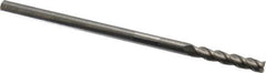 Accupro - 3/16", 1" LOC, 3/16" Shank Diam, 4" OAL, 3 Flute, Solid Carbide Square End Mill - Single End, AlTiN Finish, Spiral Flute, 40° Helix, Centercutting, Right Hand Cut, Right Hand Flute - Exact Tool & Supply
