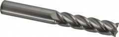 Accupro - 1/2" Diam 4 Flute Solid Carbide 0.015" Corner Radius End Mill - Exact Tool & Supply