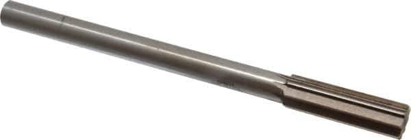 Interstate - 0.779" High Speed Steel Chucking Reamer - Straight Flute, 5/8" Straight Shank, 2-1/2" Flute Length, 9-1/2" OAL - Exact Tool & Supply