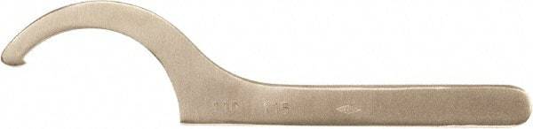 Ampco - 3-3/4" to 4" Capacity, Spanner Wrench - Nonsparking - Exact Tool & Supply
