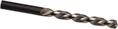 Guhring - 3.15mm 130° High Speed Steel Jobber Drill - Bright Finish, Left Hand Cut, Parabolic Flute, 65mm OAL, Cone Relief Point - Exact Tool & Supply