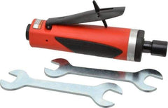 Sioux Tools - 1/4" Collet, Straight Handle, Straight Air Die Grinder - 25,000 RPM, Front Exhaust, 29.67 CFM, 1 hp, 6.21 bar, 1/4 NPT - Exact Tool & Supply