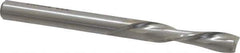 Onsrud - 1/4" Cutting Diam x 1" Length of Cut, 2 Flute, Downcut Spiral Router Bit - Uncoated, Right Hand Cut, High Speed Steel, 3" OAL x 1/4" Shank Diam, Double Edge, 19 to 32° Helix Angle - Exact Tool & Supply