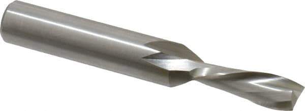 Onsrud - 3/8" Cutting Diam x 1" Length of Cut, 2 Flute, Downcut Spiral Router Bit - Uncoated, Right Hand Cut, High Speed Steel, 3-1/2" OAL x 1/2" Shank Diam, Double Edge, 19 to 32° Helix Angle - Exact Tool & Supply