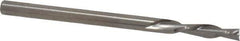 Onsrud - 1/8" Cutting Diam x 1/2" Length of Cut, 2 Flute, Downcut Spiral Router Bit - Uncoated, Right Hand Cut, Solid Carbide, 2" OAL x 1/8" Shank Diam, Double Edge, 30° Helix Angle - Exact Tool & Supply