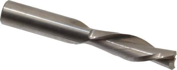 Onsrud - 1/2" Cutting Diam x 1-5/8" Length of Cut, 2 Flute, Downcut Spiral Router Bit - Uncoated, Right Hand Cut, Solid Carbide, 3-1/2" OAL x 1/2" Shank Diam, Double Edge, 30° Helix Angle - Exact Tool & Supply