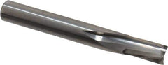 Onsrud - 3/8" Cutting Diam x 5/8" Length of Cut, 3 Flute, Downcut Spiral Router Bit - Uncoated, Right Hand Cut, Solid Carbide, 3" OAL x 3/8" Shank Diam, Three Edge, 10° Helix Angle - Exact Tool & Supply