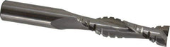 Onsrud - 1/2" Cutting Diam x 2-1/8" Length of Cut, 2 Flute, Upcut Spiral Router Bit - Uncoated, Right Hand Cut, Solid Carbide, 4" OAL x 1/2" Shank Diam, Chipbreaker, 30° Helix Angle - Exact Tool & Supply