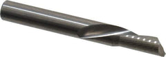 Onsrud - 3/8" Cutting Diam x 3/4" Length of Cut, 1 Flute, Downcut Spiral Router Bit - Uncoated, Right Hand Cut, Solid Carbide, 3" OAL x 3/8" Shank Diam, Single Edge, 22° Helix Angle - Exact Tool & Supply
