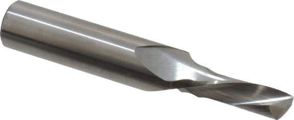 Onsrud - 5/16" Cutting Diam x 3/4" Length of Cut, 1 Flute, Downcut Spiral Router Bit - Uncoated, Right Hand Cut, Solid Carbide, 3" OAL x 1/2" Shank Diam, Single Edge, 22° Helix Angle - Exact Tool & Supply