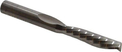 Onsrud - 3/8" Cutting Diam x 1-5/8" Length of Cut, 1 Flute, Downcut Spiral Router Bit - Uncoated, Right Hand Cut, Solid Carbide, 3-1/2" OAL x 3/8" Shank Diam, Single Edge - Exact Tool & Supply
