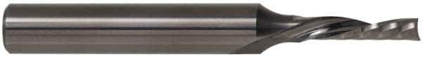 Onsrud - 1/2" Cutting Diam x 1-5/8" Length of Cut, 1 Flute, Downcut Spiral Router Bit - Uncoated, Right Hand Cut, Solid Carbide, 3-1/2" OAL x 1/2" Shank Diam, Single Edge, 21° Helix Angle - Exact Tool & Supply