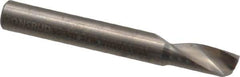 Onsrud - 3/16" Cutting Diam x 3/8" Length of Cut, 1 Flute, Upcut Spiral Router Bit - Uncoated, Right Hand Cut, Solid Carbide, 1-1/2" OAL x 3/16" Shank Diam, Single Edge, 22° Helix Angle - Exact Tool & Supply