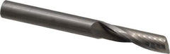 Onsrud - 3/8" Cutting Diam x 1-3/8" Length of Cut, 1 Flute, Upcut Spiral Router Bit - Uncoated, Right Hand Cut, Solid Carbide, 3-1/2" OAL x 3/8" Shank Diam, Single Edge, 22° Helix Angle - Exact Tool & Supply