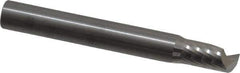 Onsrud - 5/16" Cutting Diam x 9/16" Length of Cut, 1 Flute, Upcut Spiral Router Bit - Uncoated, Right Hand Cut, Solid Carbide, 2-1/2" OAL x 5/16" Shank Diam, Single Edge, 22° Helix Angle - Exact Tool & Supply